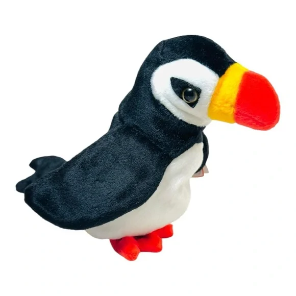 Retired Puffer the Puffin Beanie Baby, PE pellets, hand tag Gen 5 - Picture 10 of 14